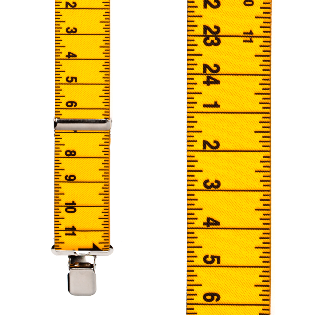 Tape Measure Suspenders - Construction Clip